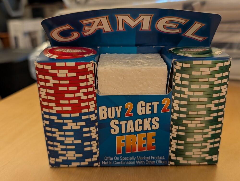 ☀️NWT Camel Las Vegas Poker Chips